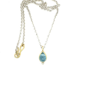Teardrop Aquamarine necklace