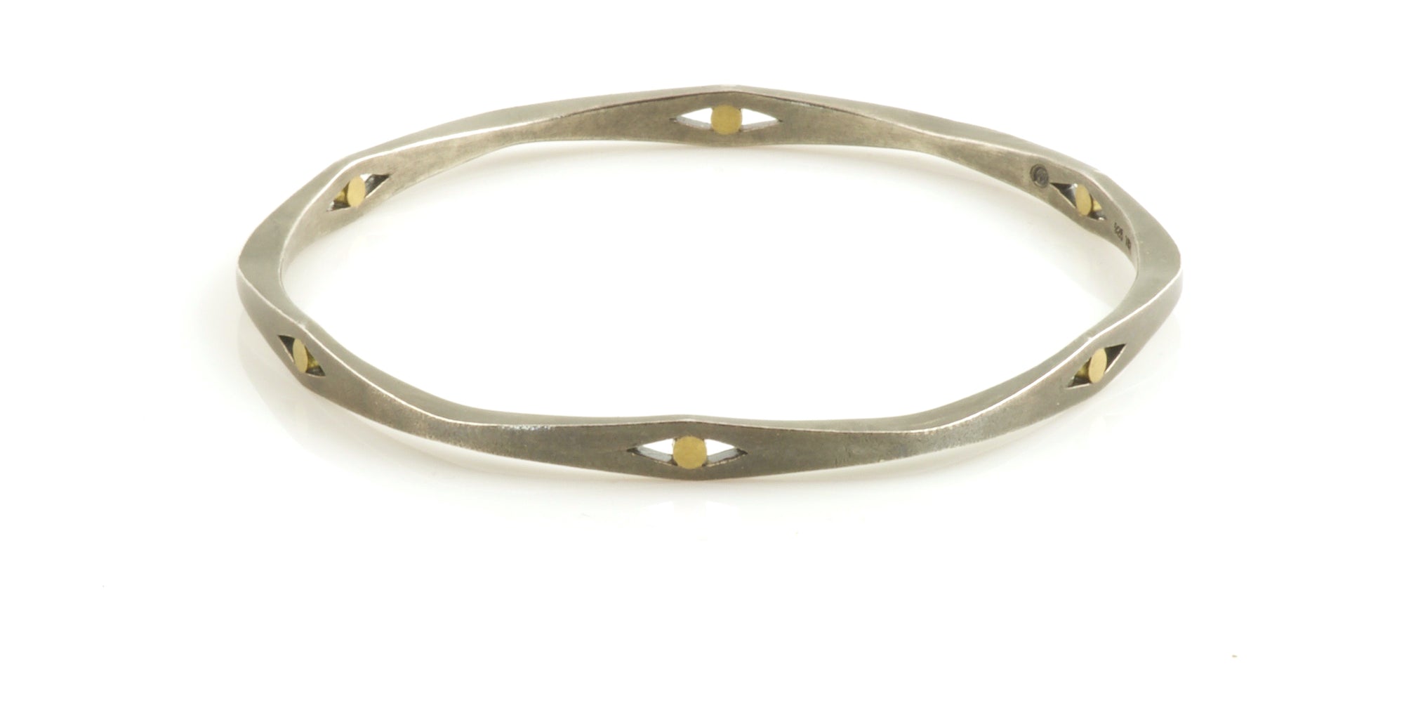 Bangle With Small Gold Inlay