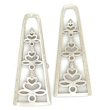 Blossom Tapered Panel(Sterling Silver, small)