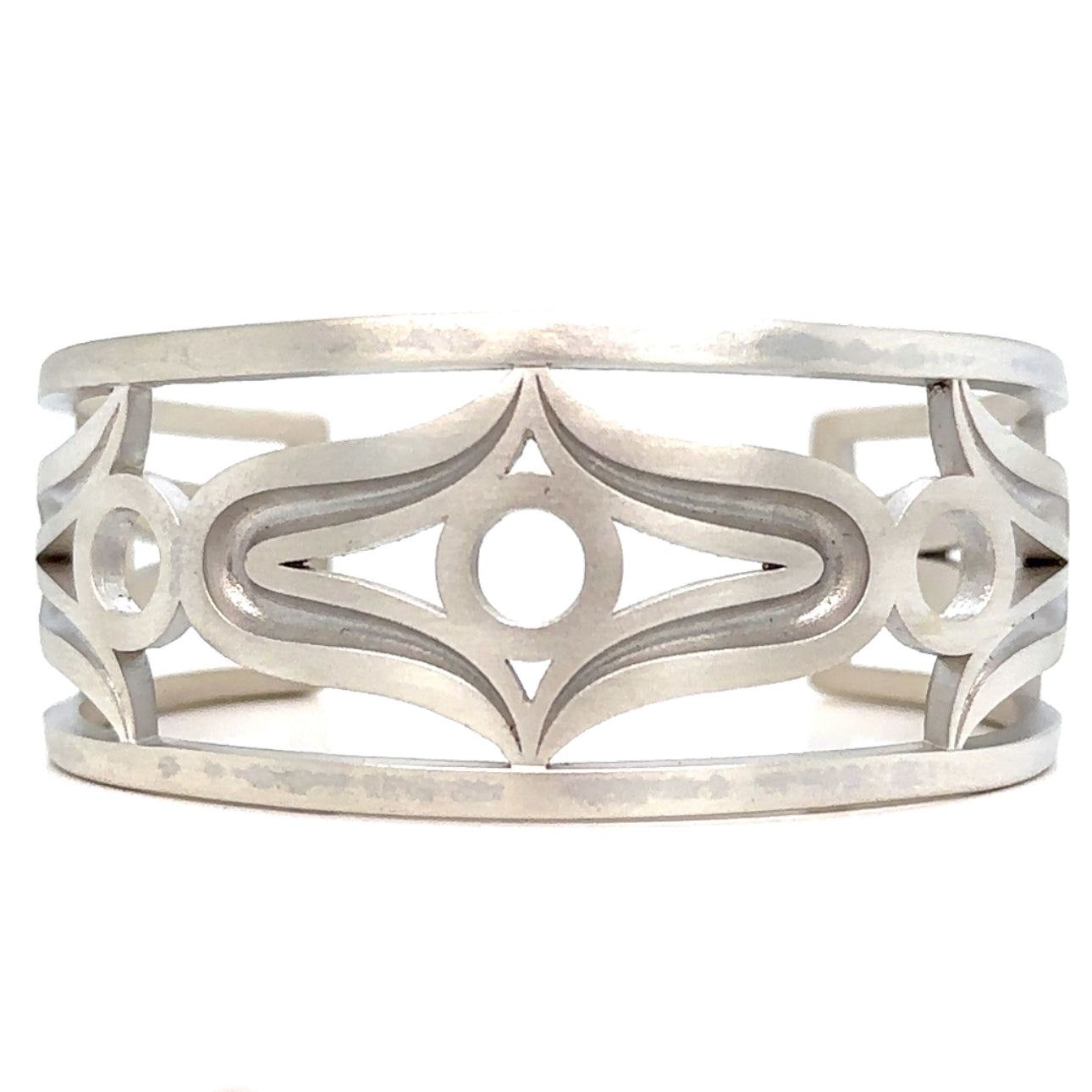 Sterling Silver Tapered Lily Cuff