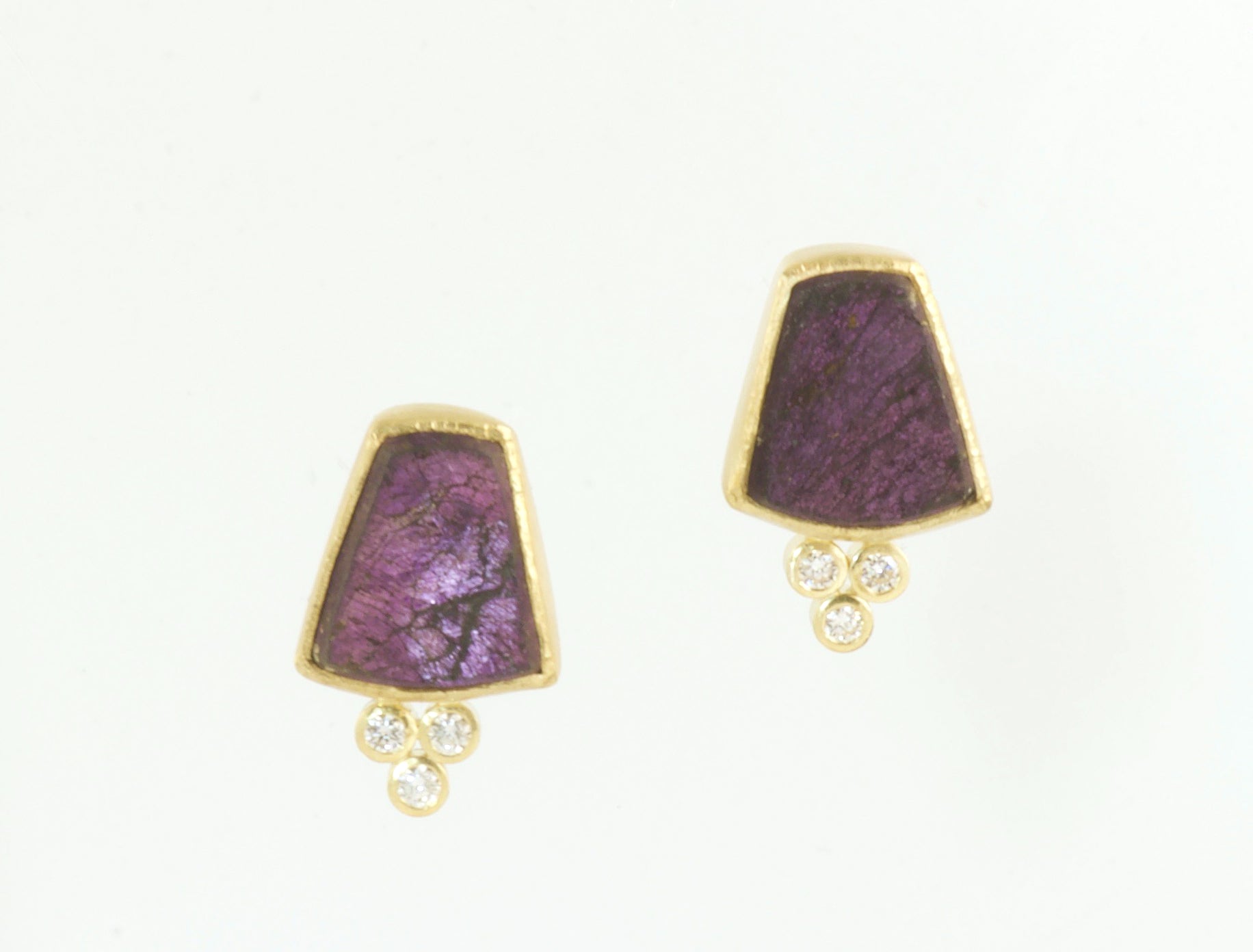 Purpurite earrings