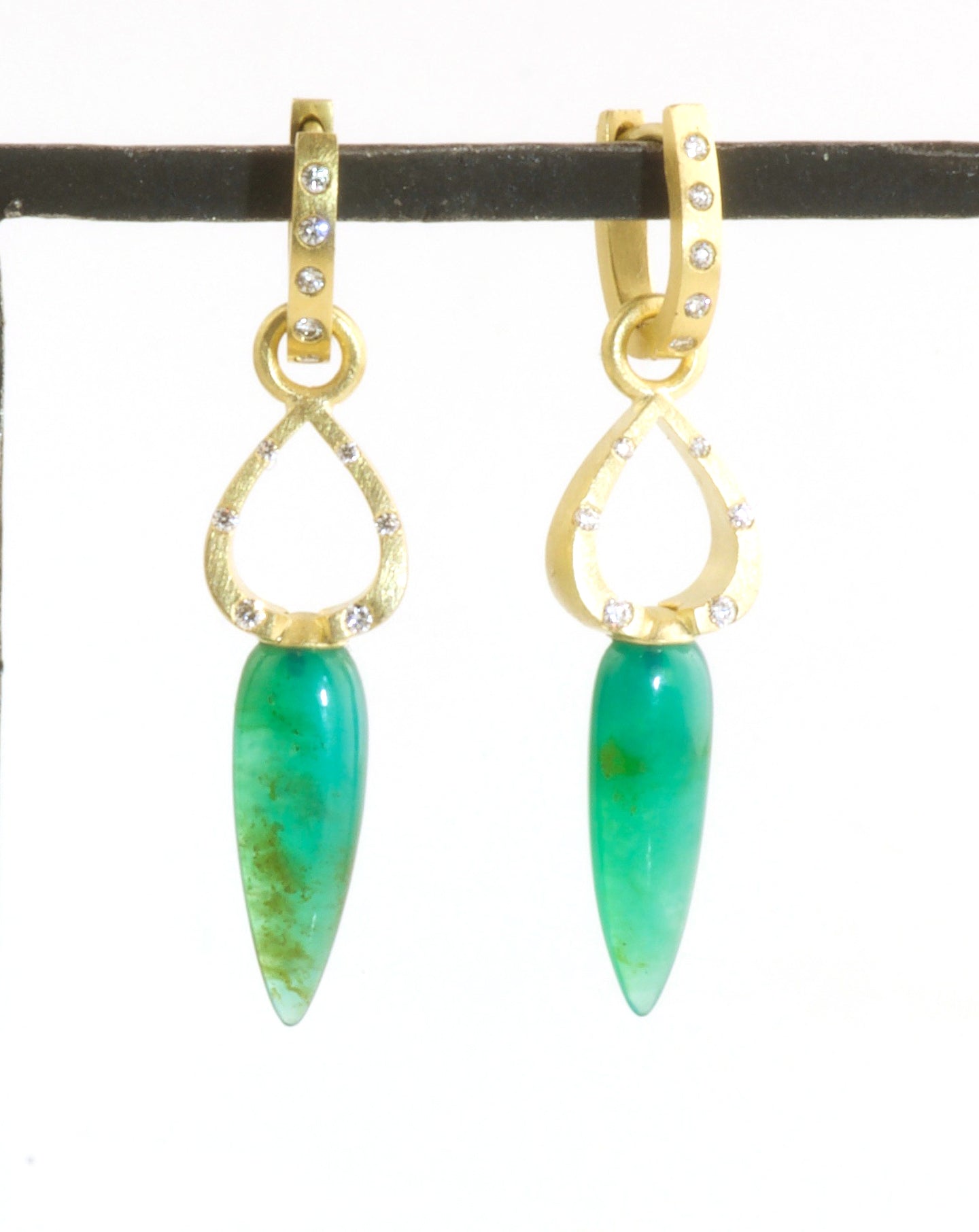 Chrysocolla drops